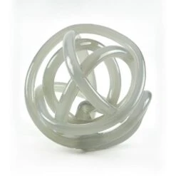 Smoke Grey Glass Knot