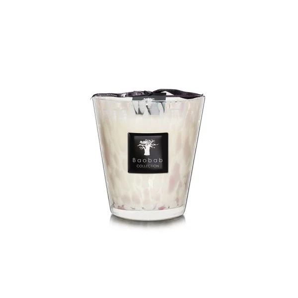 Baobab Collection White Pearls Medium Candle 3 Baobab Collection White Pearls Medium Candle
