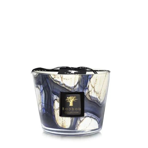 Small Baobab Collection Stones Lazuli Candle 3 Small Baobab Collection Stones Lazuli Candle
